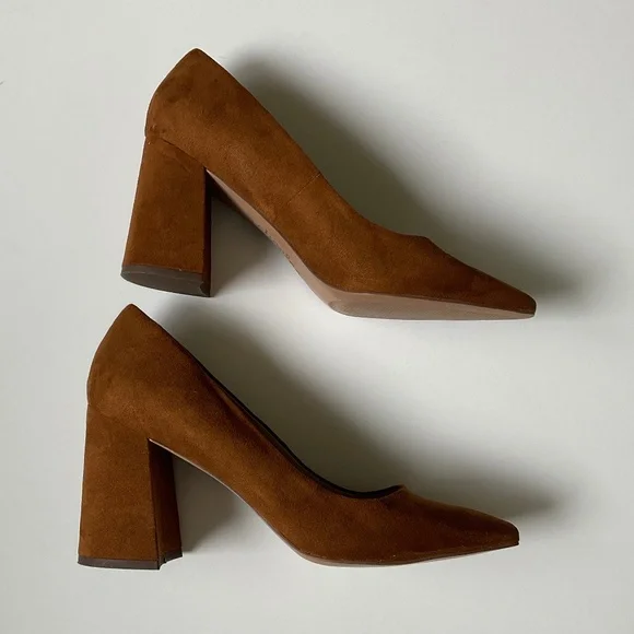 CHARLES by CHARLES DAVID Vasto Pointed Toe Heels Rust/Brown Size 9.5 EUC - Picture 3 of 8